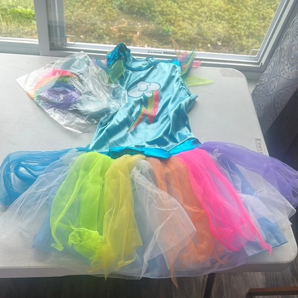 NEW Rainbow Dash Kids Costume